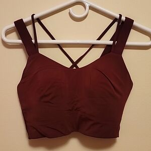 Size 6 Lululemon Like a Cloud Longline Bra Light Support, D/DD Cup